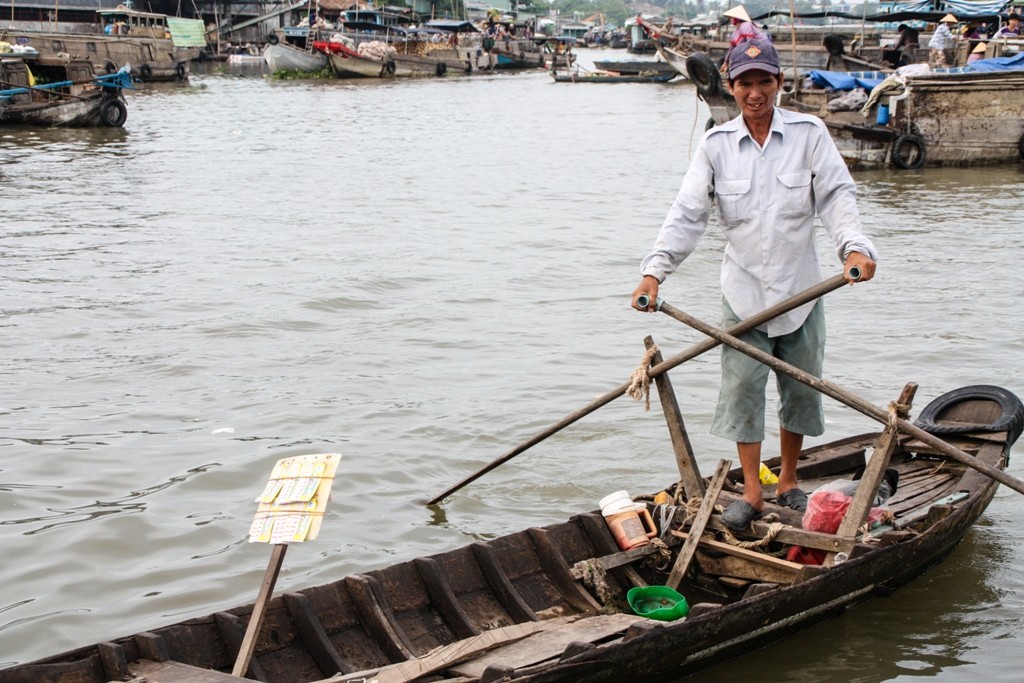 Victoria Can Tho Resort - Floating Market Breakfast Cruise - 31 껀수상시장 방문