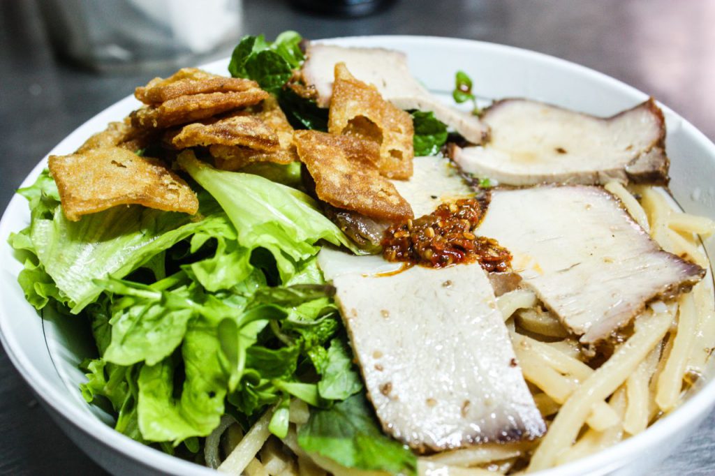 Cao Lau noodles