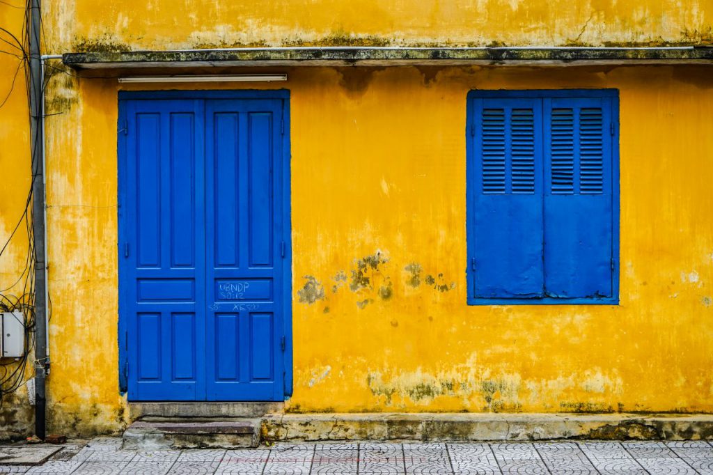 Hoi An yellow wall; image by James Pham