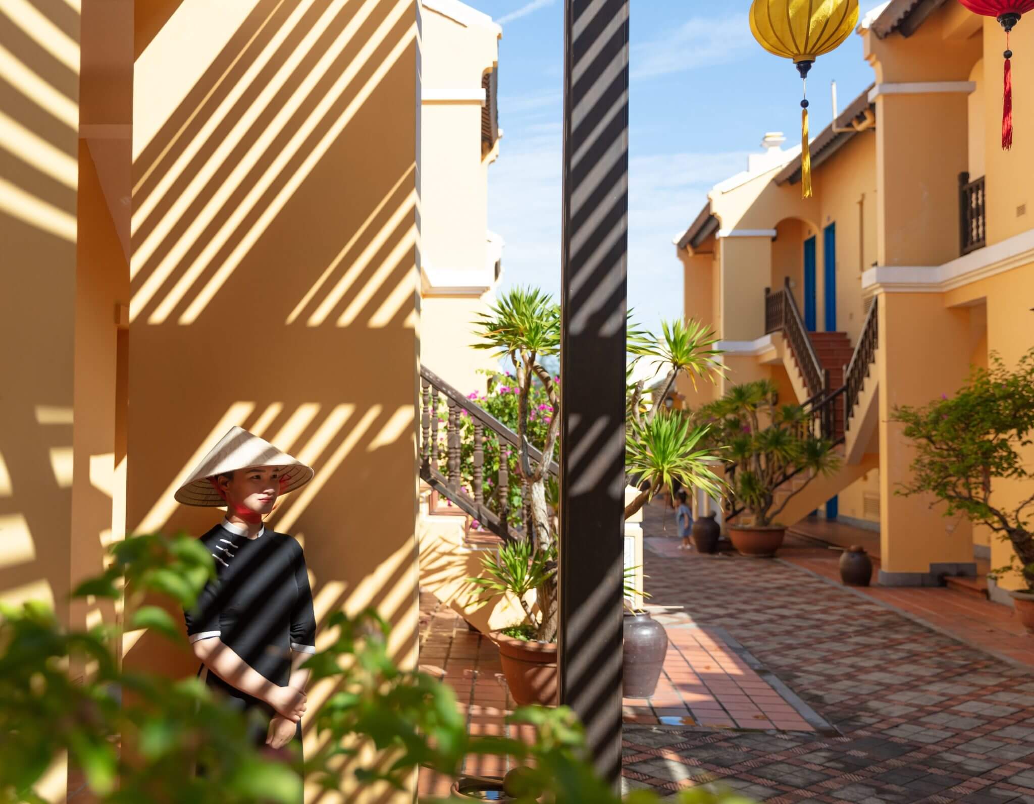 Ancient architectural corner in Hoi An